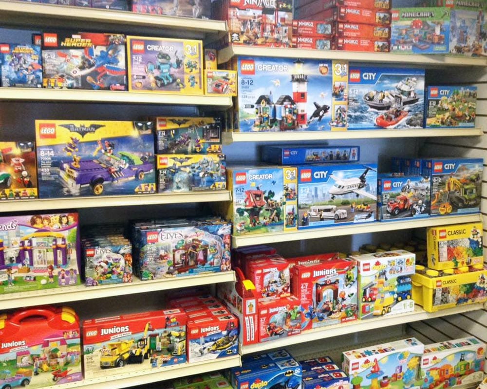 Toys in bulk quantity